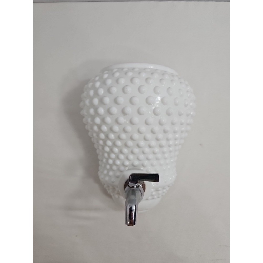 Fenton Lavabo Milk Glass Hobnail Water Fountain Wall Planter Fountain Only READ